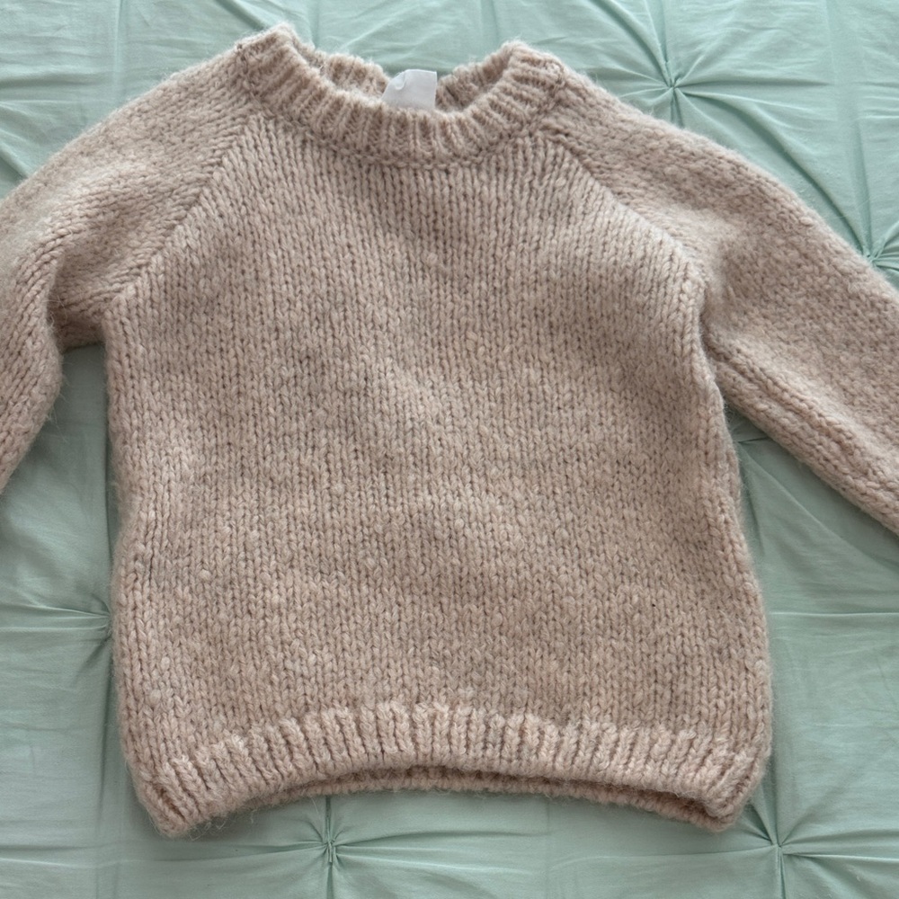 Zara Cream Knit Women's Sweater